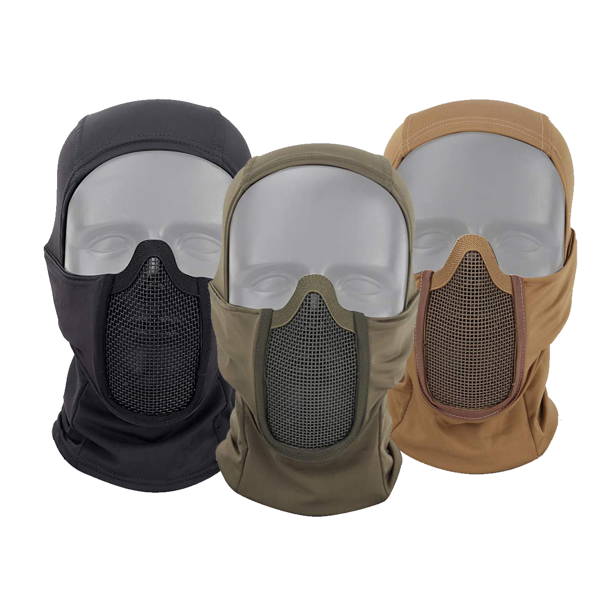 Tactical Balaclava Mask Mouth  - огляд і ціна Camo Face Paint