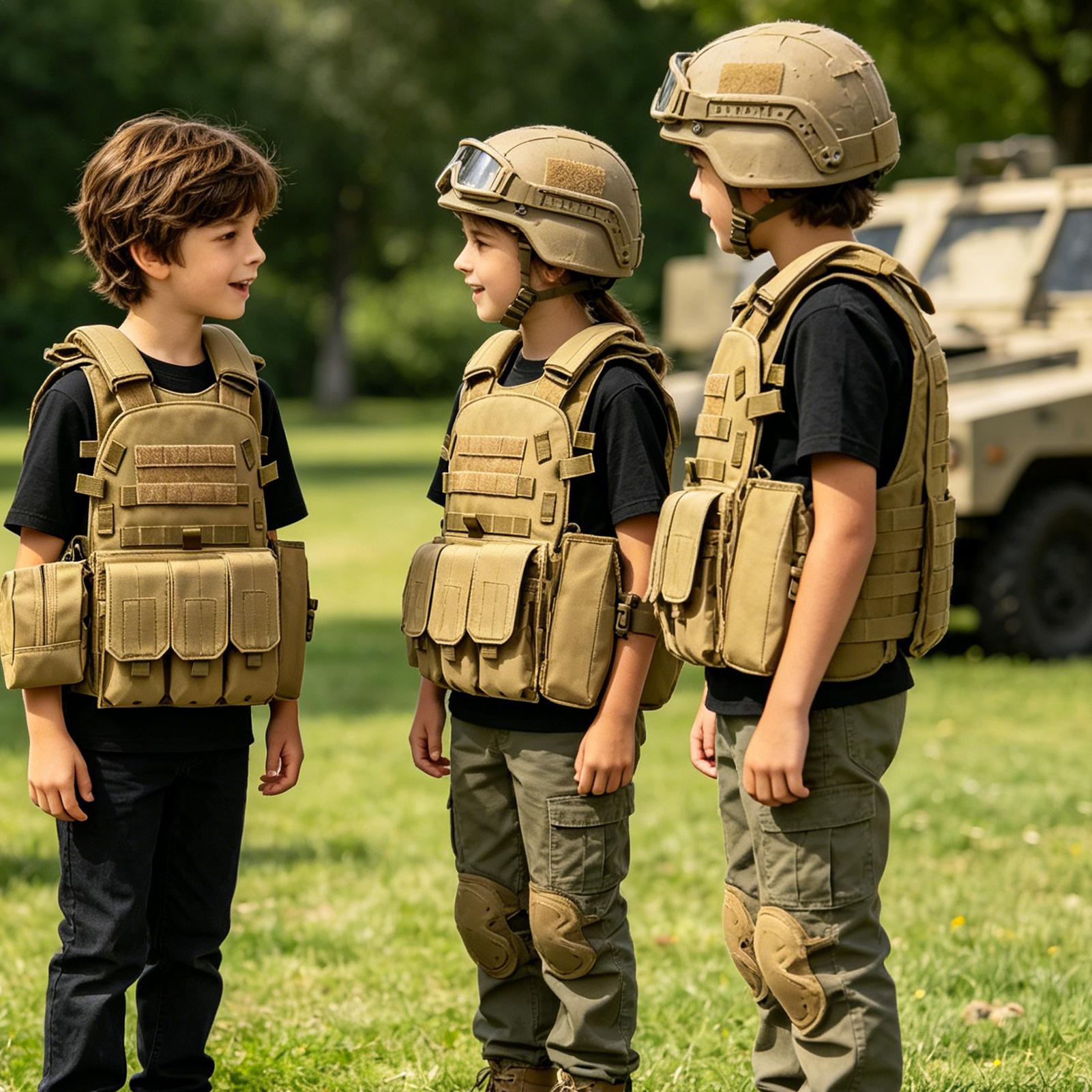 Army Fans Outdoor Children Ves - огляд і ціна Outdoor Hunting Games For Kids