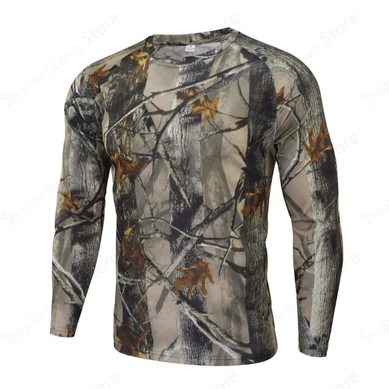 Mens Camo Long Sleeve T Shirt  - огляд і ціна Outdoor Hunting Prints
