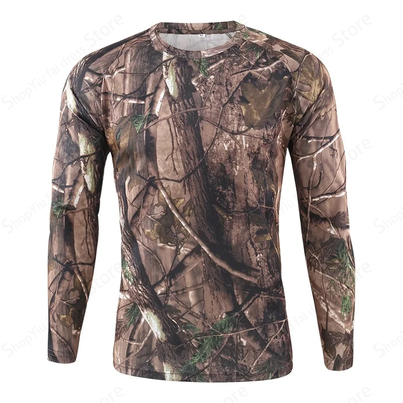 Mens Camo Long Sleeve T Shirt  - огляд і ціна Outdoor Hunting Prints